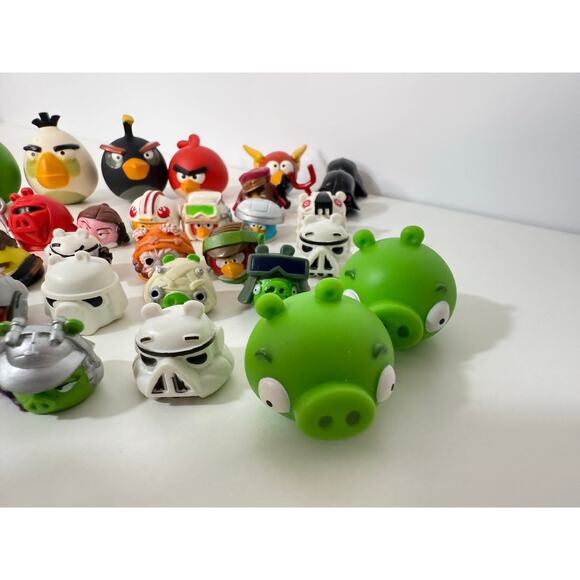 Angry Birds Star Wars Mini Bubble Head Figure Lot – 34 Figurines - Picture 6 of 10